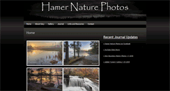 Desktop Screenshot of hamernaturephotos.com
