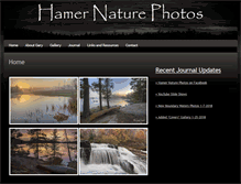 Tablet Screenshot of hamernaturephotos.com